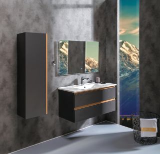 Тумба под раковину Armadi Art Capolda 100см антрацит 849-100-A